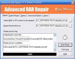 Khôi phục file RAR bị hỏng