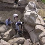 Phát hiện tượng khổng lồ của Pharaông quyền lực