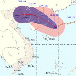 Tin bão trên biển Đông – Cơn bão số 2