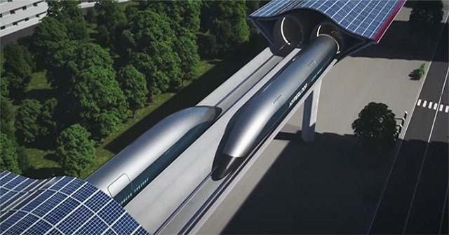 Hệ thống chở hàng Hyperloop tốc độ hơn 1.200km/h