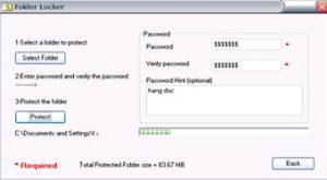 Khóa thư mục an toàn và nhanh chóng với Folder Locker 1.5