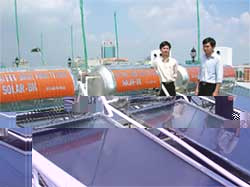 Hệ thống lọc nước đơn giản bằng năng lượng mặt trời