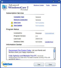 Bảo dưỡng hệ điều hành Windows với Advanced WindowsCare –