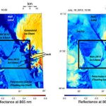 Núi băng bị xé toạc khỏi Greenland