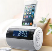 Dock loa Sony tích hợp đồng hồ
