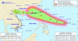 Bão số 5 có khả năng hướng vào Quảng Ninh – Nam Định
