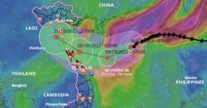 Bão số 6 Nesat hướng đến quần đảo Hoàng Sa, mạnh cấp 13