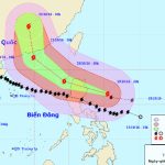 Bão Sarika suy yếu thành áp thấp nhiệt đới