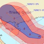 Ngày mai bão Utor gây gió mạnh tới 100km/h ở vịnh Bắc Bộ