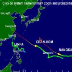 Bão Linfa tiến vào Đài Loan