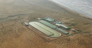 Bể nước biển 12.000m2 nuôi tảo giữa sa mạc Sahara