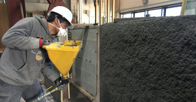 Bê tông xịt đặc biệt giúp các tòa nhà chống động đất
