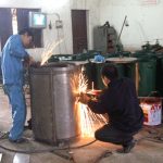 Chế tạo bếp hóa khí đốt rơm rạ không khói muội