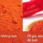 Cách phân biệt bột ớt thật và bột ớt giả