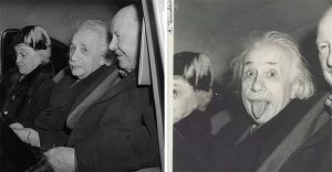 Câu chuyện đằng sau bức ảnh Einstein lè lưỡi lập dị