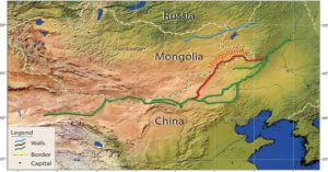 Bức tường cong dài 405km bí ẩn chạy dọc Mông Cổ