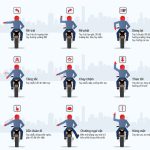 Cách ra hiệu khi chạy xe theo đoàn người Việt cần nhớ