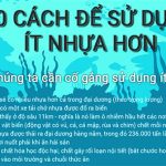 50 mẹo giúp tạo thói quen sử dụng ít nhựa hơn