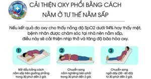 Hướng dẫn cách nằm sấp giúp F0 đỡ khó thở