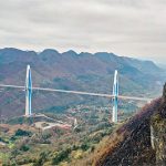Trung Quốc thông xe cầu dây văng có tháp bê tông cao nhất thế giới