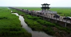 Cầu tre dài nhất thế giới, làm từ 66.000 tấm ván tre