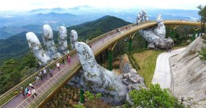 Chùm ảnh Cầu Vàng Đà Nẵng đẹp mê hồn du khách
