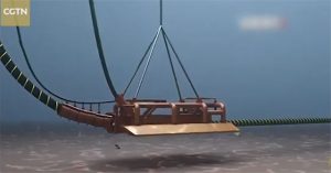 Trung Quốc lần đầu chôn cáp mặt đất dưới biển để truyền điện