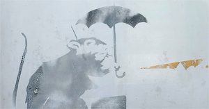 Nhật Bản xôn xao về bức vẽ “chuột cầm ô” bí ẩn ở nhà ga Tokyo