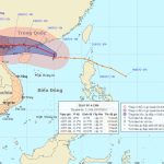Bão cấp 10 hướng vào Quảng Ninh – Hải Phòng