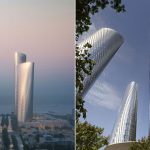 Cụm tháp cao nhất Qatar chống nóng nhờ phủ tấm nhôm