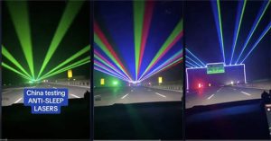 Đèn laser chống ngủ gật trên đường cao tốc gây tranh cãi tại Trung Quốc