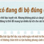 Bạn có đang đi bộ đúng cách?