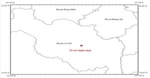 Động đất gây rung lắc nhiều địa phương ở Thừa Thiên Huế
