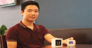 Thiết bị cảnh báo ô nhiễm không khí nhỏ như bao diêm