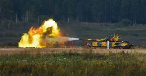 Đội xe tăng Việt Nam lần đầu vô địch bảng 2 Tank Biathlon