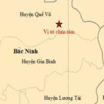 Động đất 3 độ gần Hà Nội, nhiều đồ đạc trong nhà rung lắc