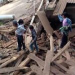 Cảnh tan hoang ở Vân Nam sau động đất