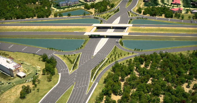 Thiết kế giao lộ đầy cách mạng như thế này sẽ giúp loại bỏ tai nạn trên cao tốc