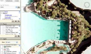 Chu du thế giới trên bản đồ 3D của Goolge Earth