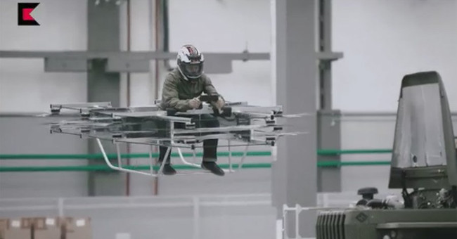 Nga phát triển thành công xe bay hoverbike phục vụ quân sự