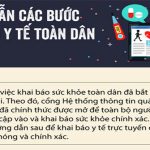 Hướng dẫn các bước khai báo y tế toàn dân