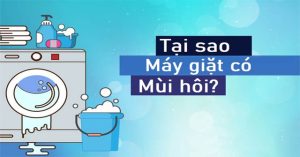 Tại sao lồng máy giặt lại bị hôi?