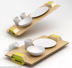 Magic Tray – khay đựng chén dĩa chống trượt