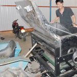 Máy bón phân tự động đa năng cho cao su