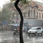 TP HCM mưa trắng trời, nhiều quận xuất hiện mưa đá