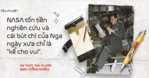 Sự thực đằng sau chuyện NASA tốn tiền nghiên cứu bút viết trên vũ trụ