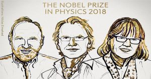 Phát minh về laser đoạt giải Nobel Vật lý 2018