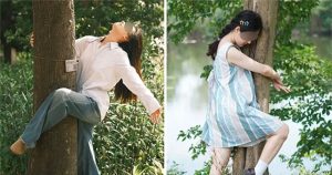 Thực hư liệu pháp ôm cây để giảm bớt căng thẳng của giới trẻ Trung Quốc