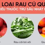 Mỹ công bố danh sách 12 loại rau củ quả nhiều thuốc trừ sâu nhất năm 2017