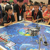 48 đội tuyển học sinh tiểu thi Robothon